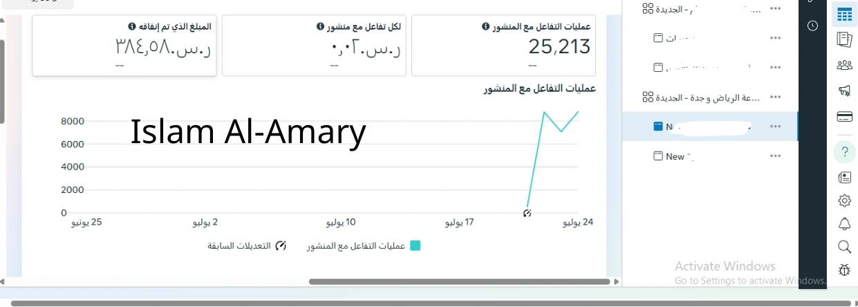 Islam Al Amary Meta Ads Results 1
